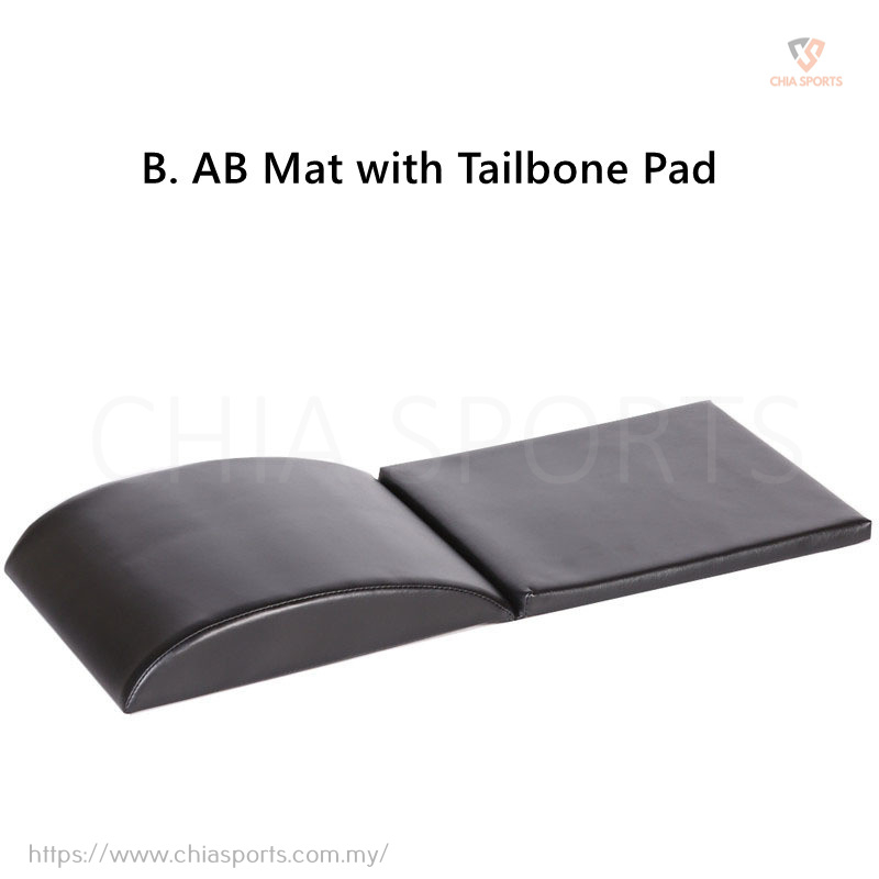 Ab MAT พร ้ อม Tailbone Pad Sit Up Pad ออกกําลังกายหน ้ าท ้ อง Core