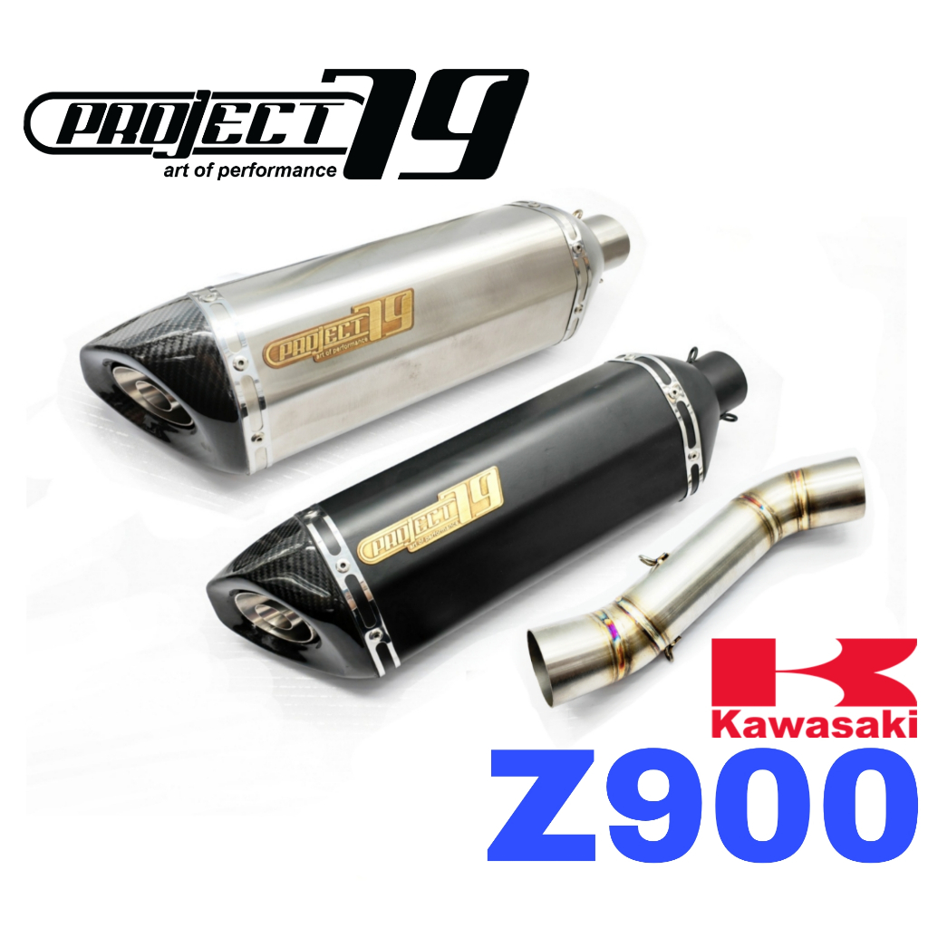 Project79 ท่อไอเสียสเตนเลส แบบสวม อุปกรณ์เสริมมอเตอร์ Kawasaki Z900 ...