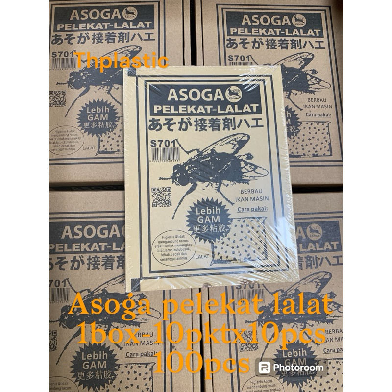 Th-asoga PELEKAT LALAT-1box-10pktsx10pcs-100pcs Product Detail | Shopee ...