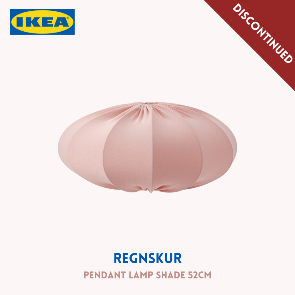Ikea DISCONTINUED โคมไฟระย้า สีชมพูอ่อน 52 ซม. Shopee Thailand