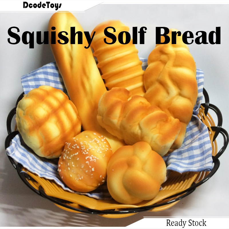 Squishy ROTI ขนมปังความเครียด reliever ของเล่นนุ่ม softtoy ตกแต่ง ...