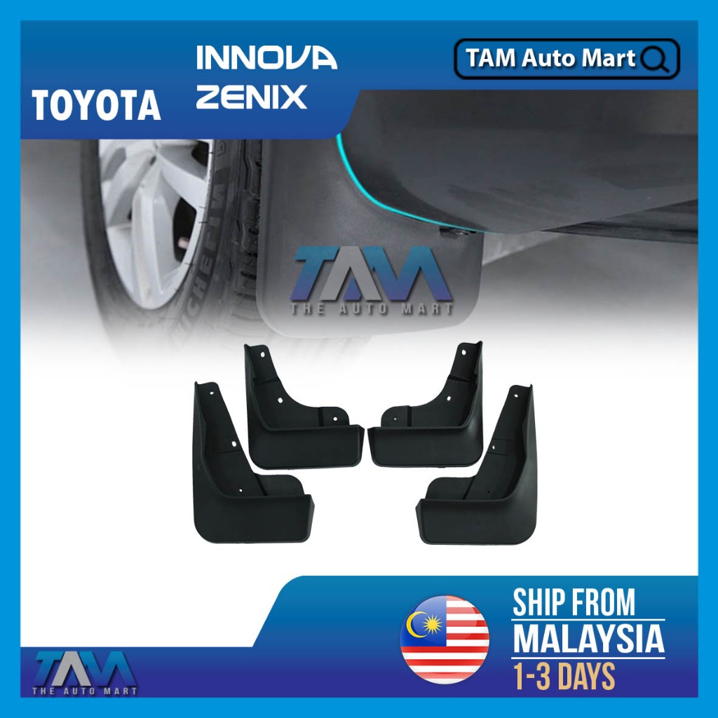 Toyota Innova AG10 2022-2024 Mud Flats/Mudguards Fenders Mud Flaps ...