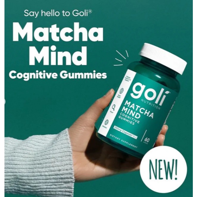 Goli Matcha Mind Gummies ผงใบชาเขียว 60s พร้อม Cognizin | Shopee Thailand