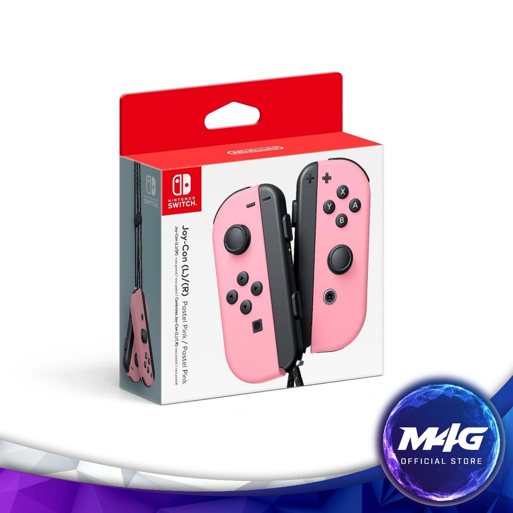 Nintendo Switch Joy-Con (L/R) สีชมพูพาสเทล | Shopee Thailand