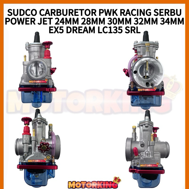 Sudco CARBURETTOR PWK RACING SERBU POWER JET 24 มม.28 มม.30 มม.32 มม.34 ...