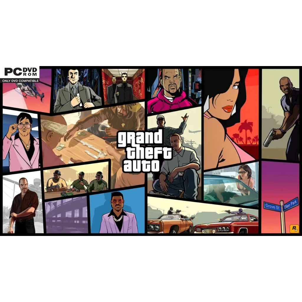 (เกมพีซี) 6 IN 1 GTA COLLECTION PC - PENDRIVE | Shopee Thailand