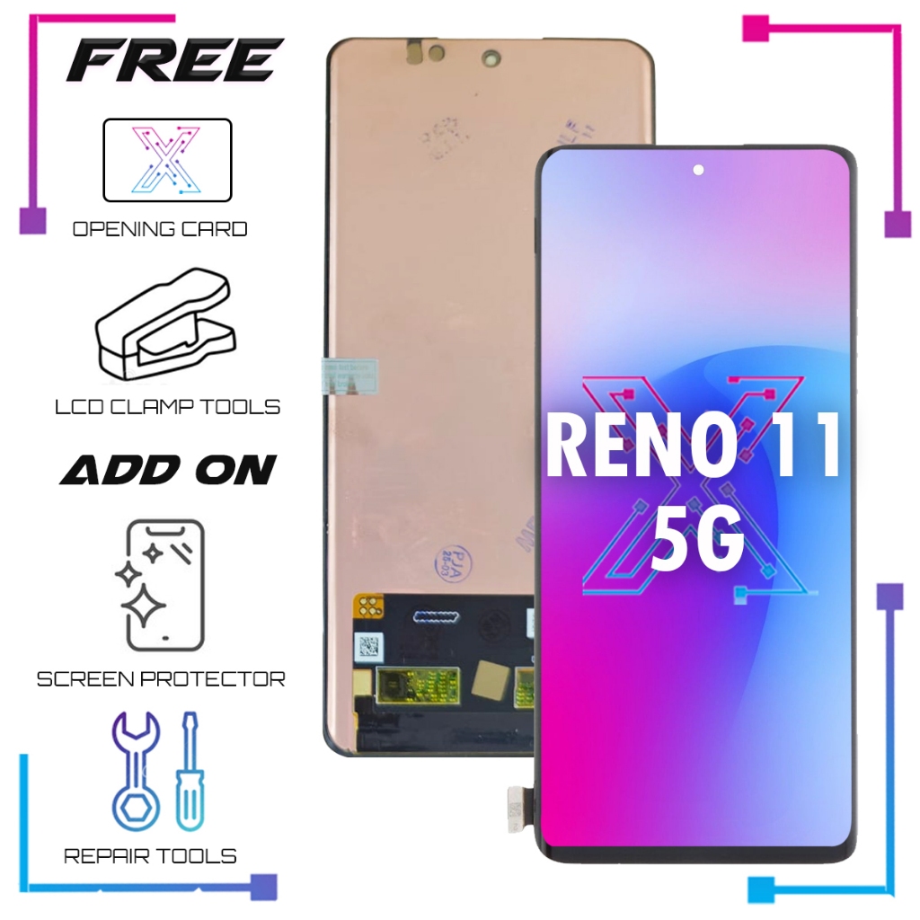 Lcd สําหรับ Oppo Reno 11 5G (พร้อมจอแสดงผลหน้าจอสัมผัส) | Shopee Thailand
