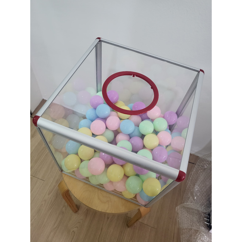 Lucky Draw Box กล่องข้อเสนอแนะอะคริลิกโปร่งใส Dontation Box Lottery ...