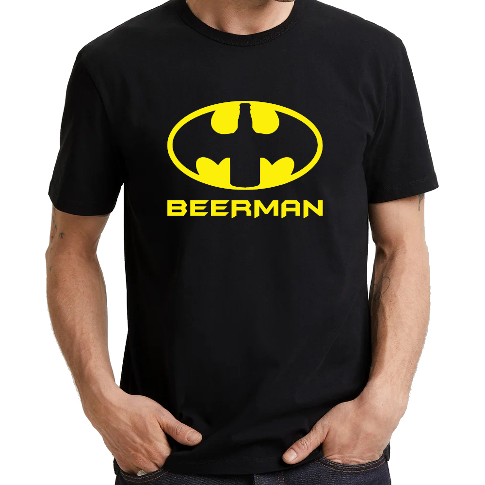 BEERMAN (UP TO 7XL) เครื่องดื่มแอลกอฮอล์เบียร์ตลกสโลแกน Statement สนุก ...