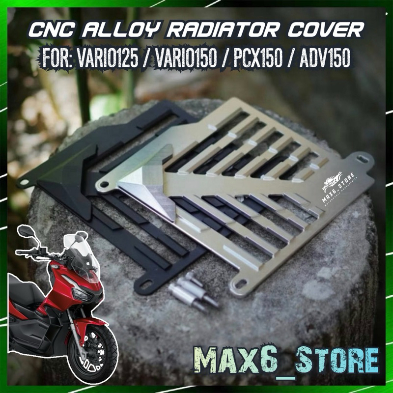 HONDA VARIO150 ADV150 PCX150 CNC RADIATOR COVER VARIO ADV PCX COOLANT ...