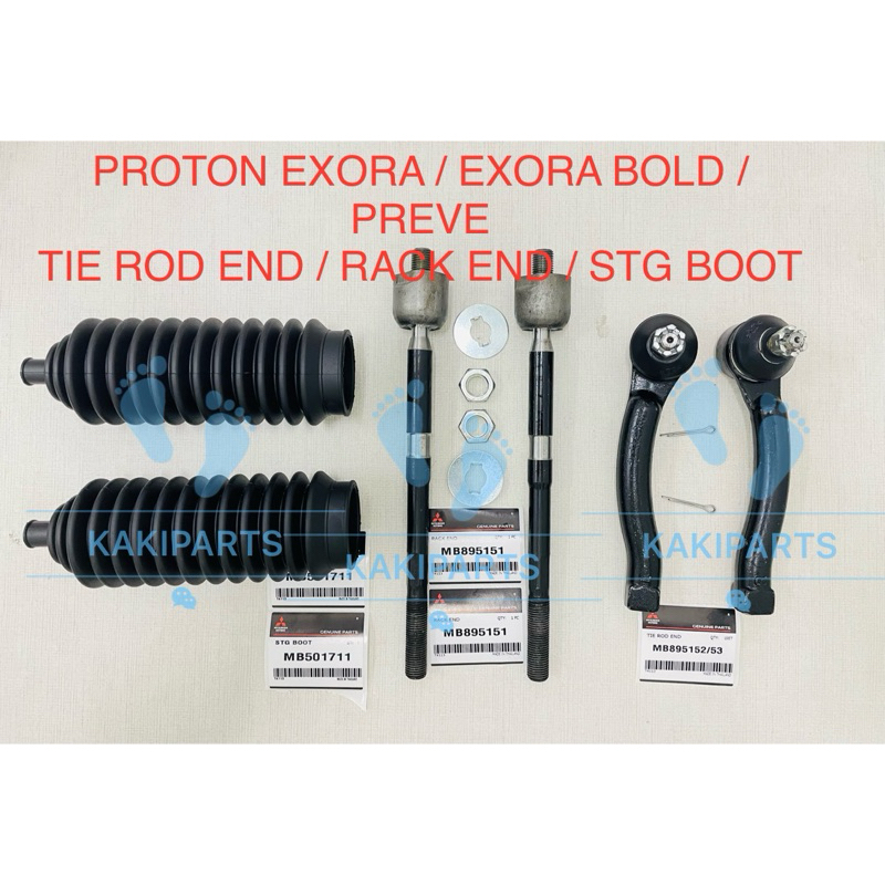 PROTON EXORA / EXORA BOLD / PREVE / PREVE TURBO (MMC)OEM TIE ROD END ...