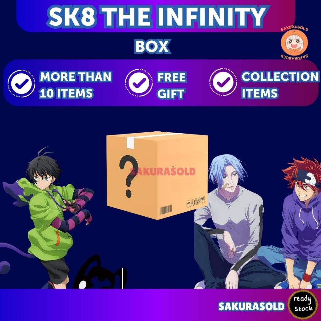 Sakurasold SK8 Infinity Anime Box Sk8 Infinity Box Anime Pin Badge Miya ...