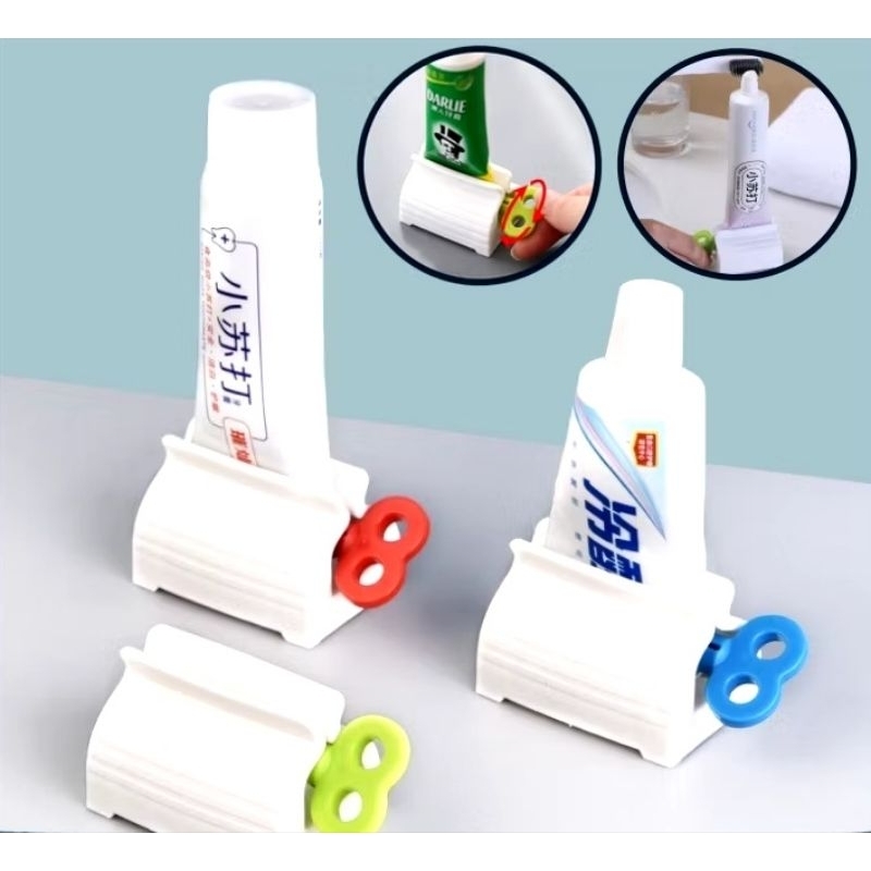 Rolling Tube Toothpaste Squeezer Toothpaste Seat Holder Dispenser ...