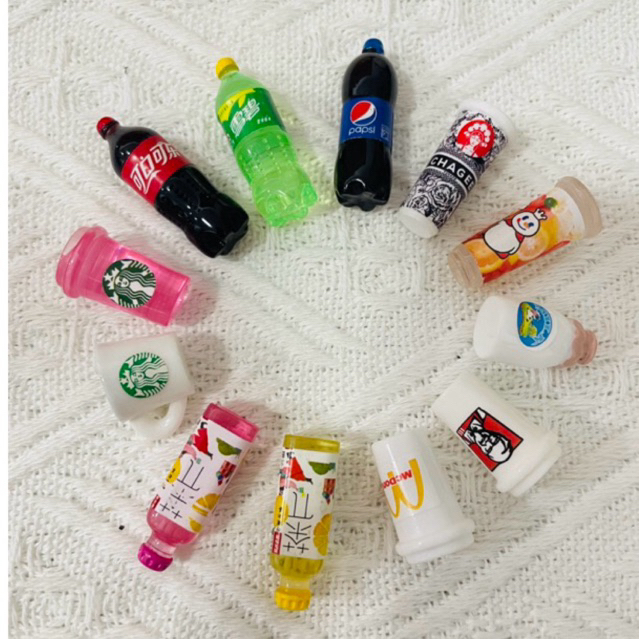 ดื่มเกม Starbucks chagee McDonald kfc สนุกน่ารัก Creative Lucky draw ...
