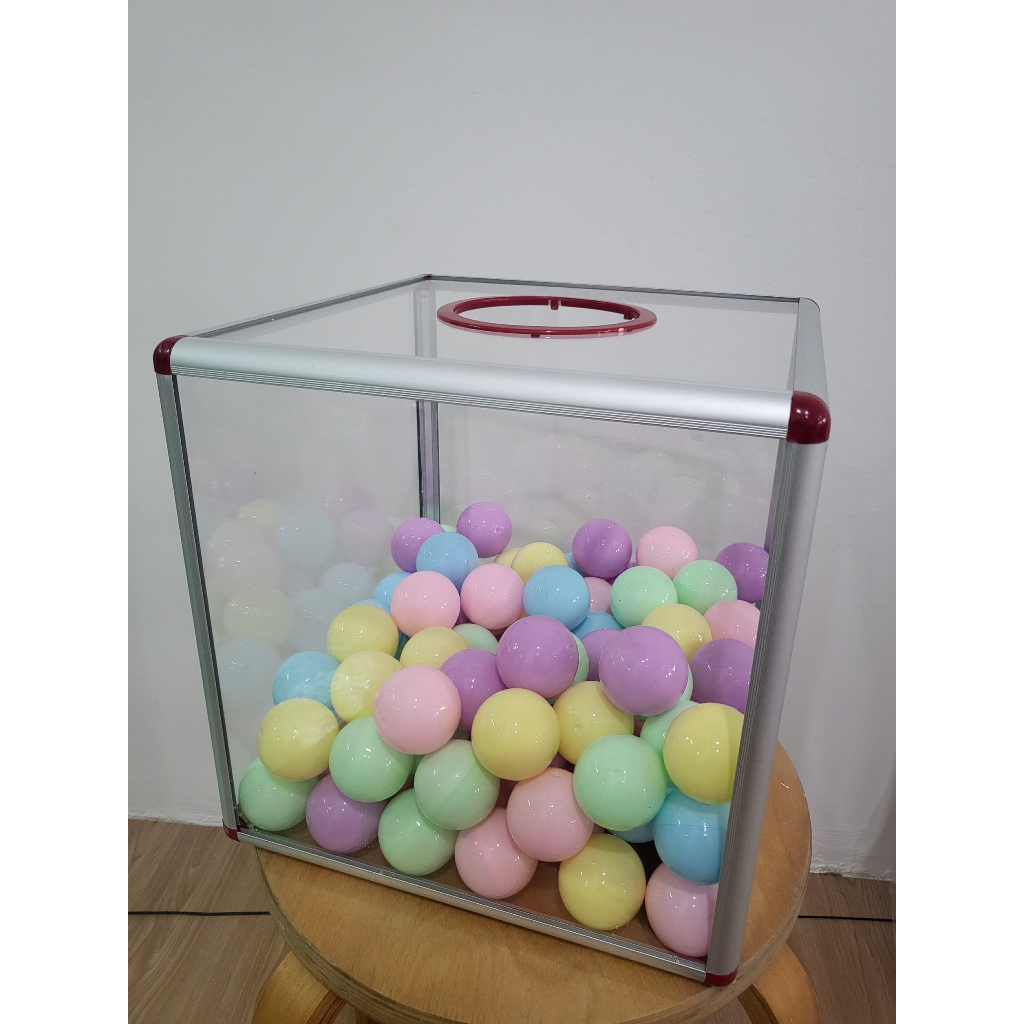 Lucky Draw Box กล่องข้อเสนอแนะอะคริลิกโปร่งใส Dontation Box Lottery ...