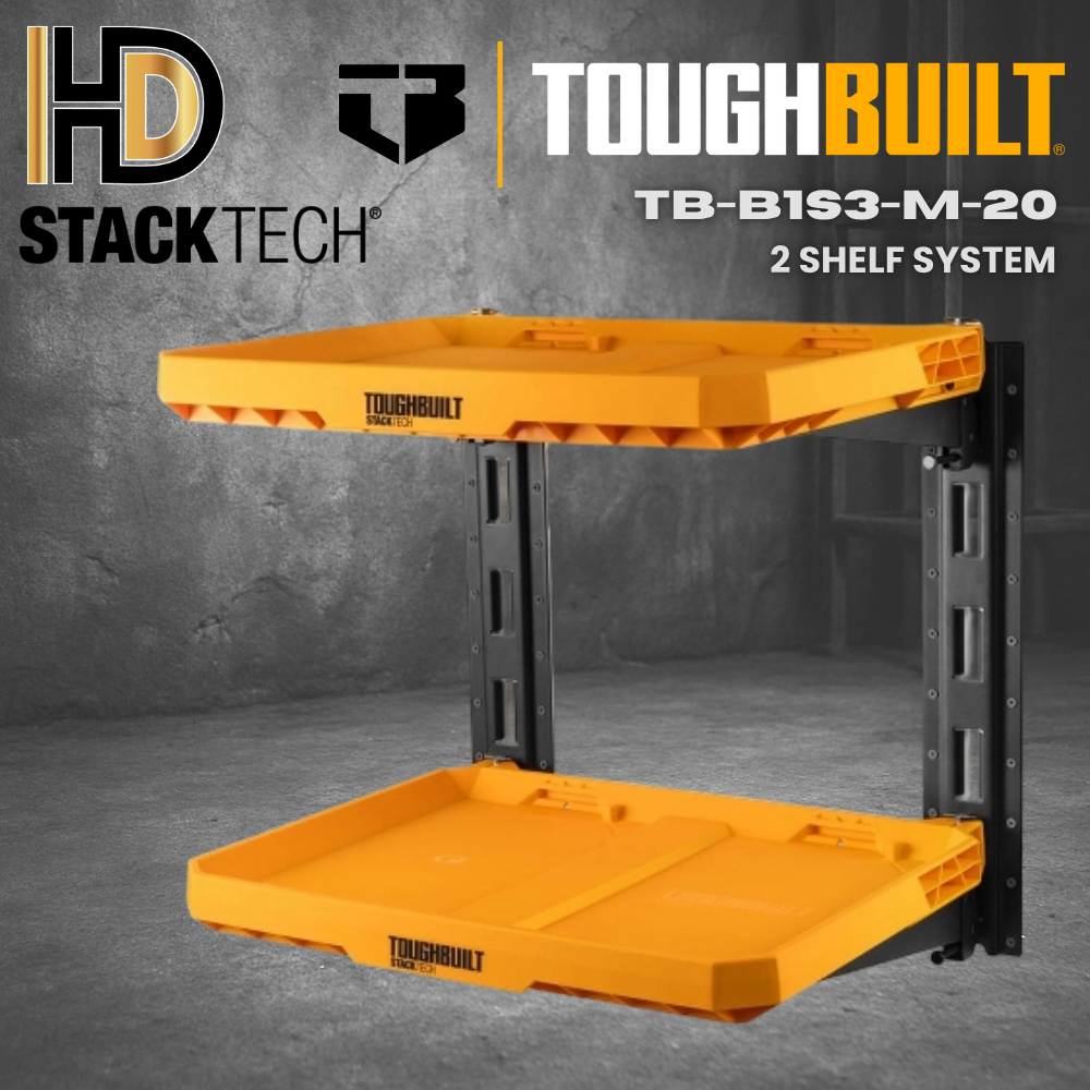 TOUGHBUILT STACKTECH ระบบ 2 ชั้น / ระบบ STACKTECH 2 ชั้นสําหรับงานหนัก ...