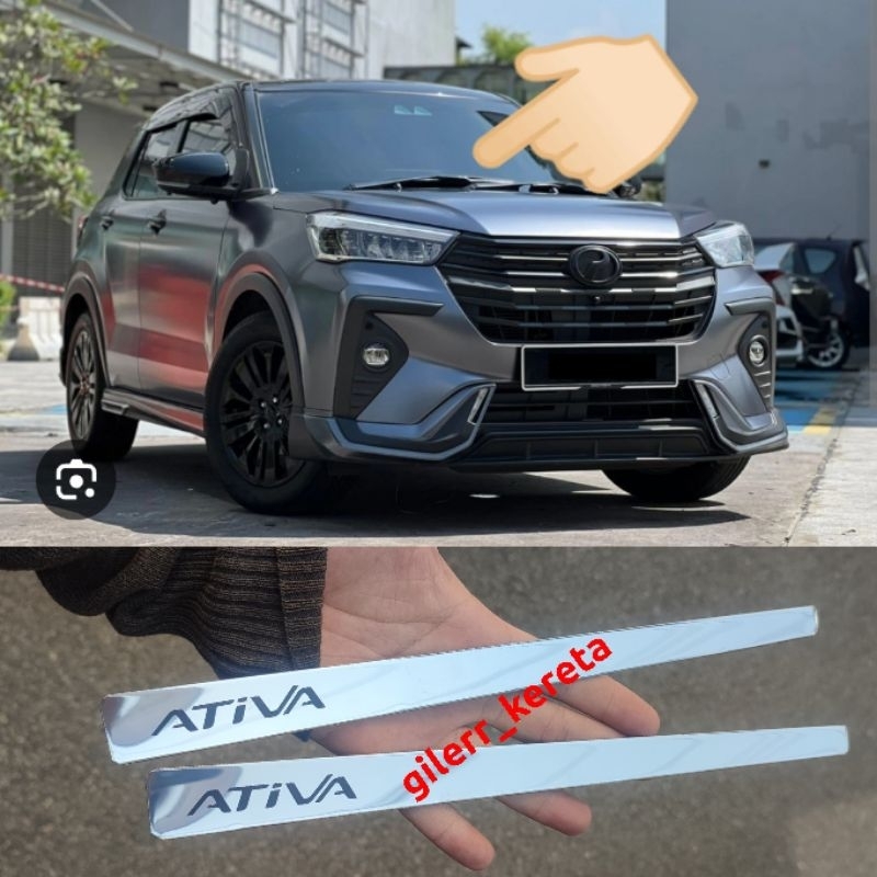 ฝาครอบ Krom Wiper Depan Perodua Ativa | Shopee Thailand