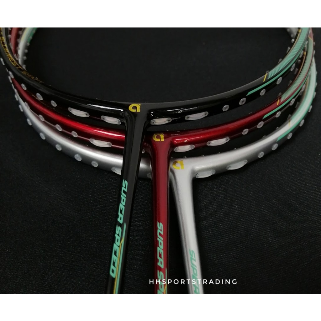 APACS Racket WORLDS SLIMMEST SHAFT 5.5 มม. SUPER SPEED ฟรีสตริง/กริป ...