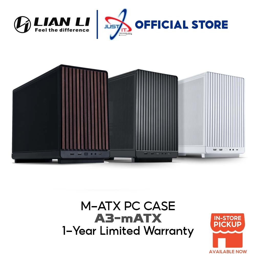 Lian Li A3Matx PC Case Black/White/Wood Edition Shopee Thailand