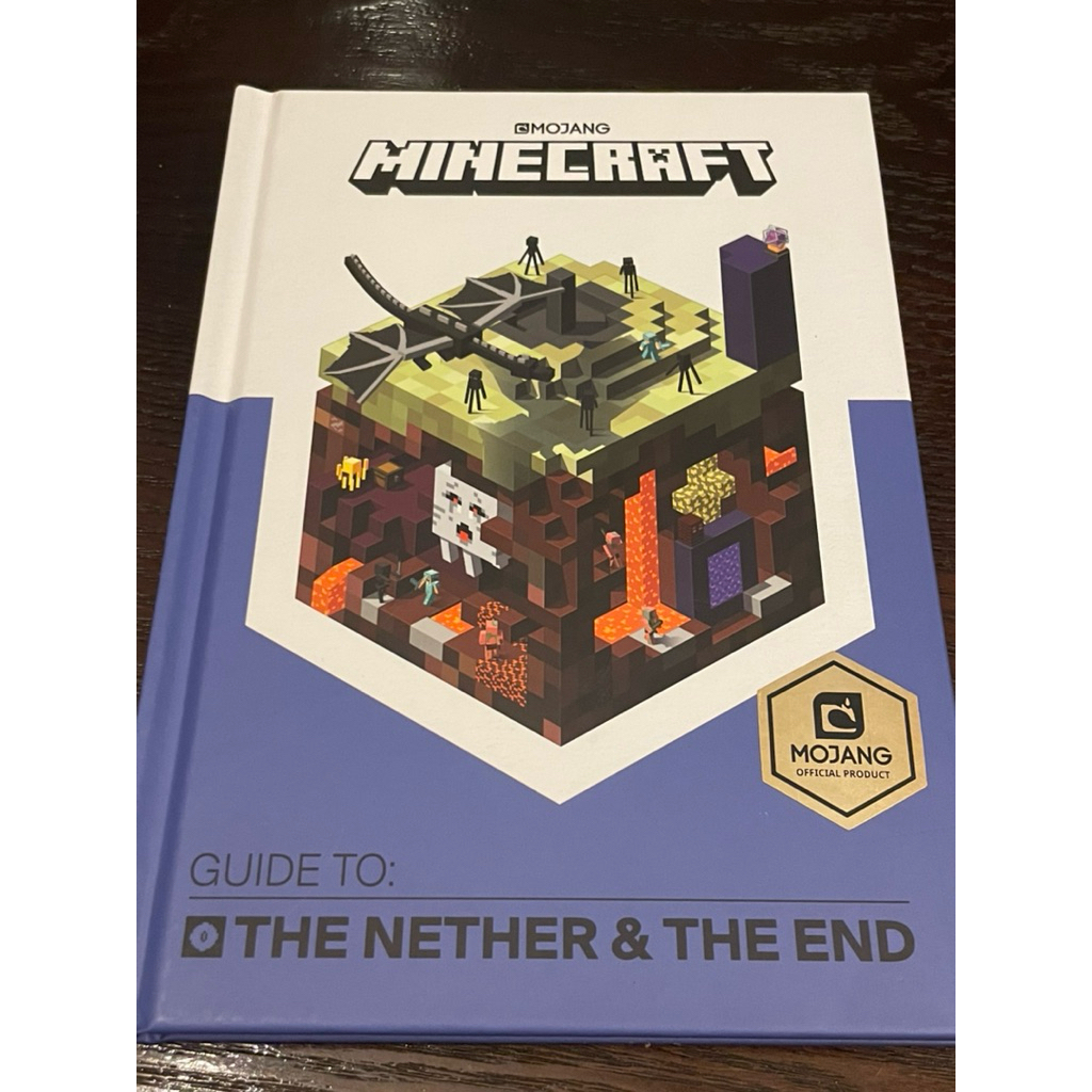คู่มือ Minecraft Mojang To The Nether And The End หนังสือปกแข็ง ...