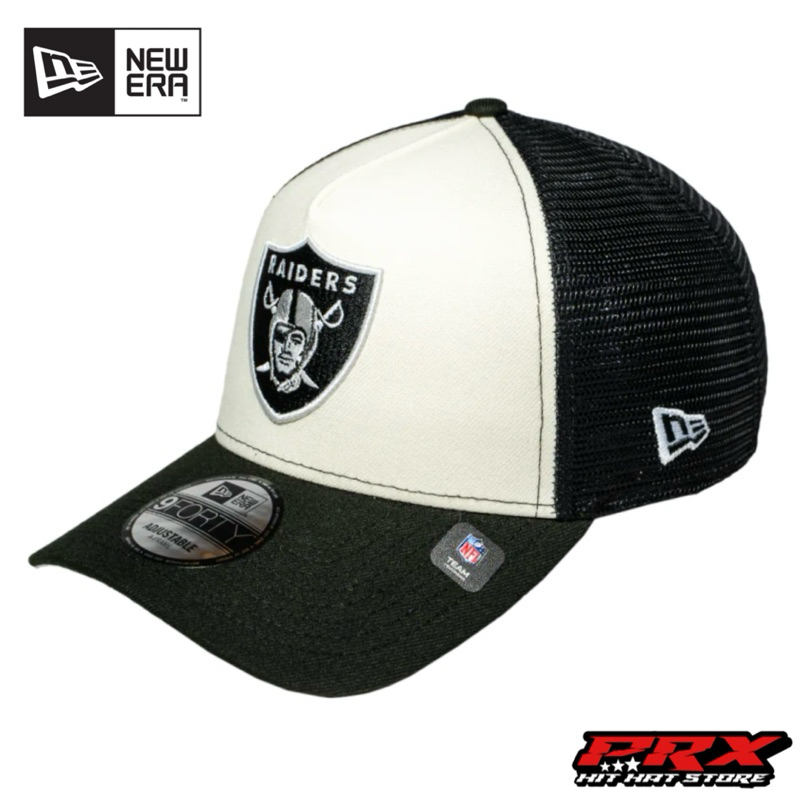 ใหม่ ERA 9FORTY A-FRAME รถบรรทุกหมวก LAS VEGAS RAIDERS สีดําสีขาว ...