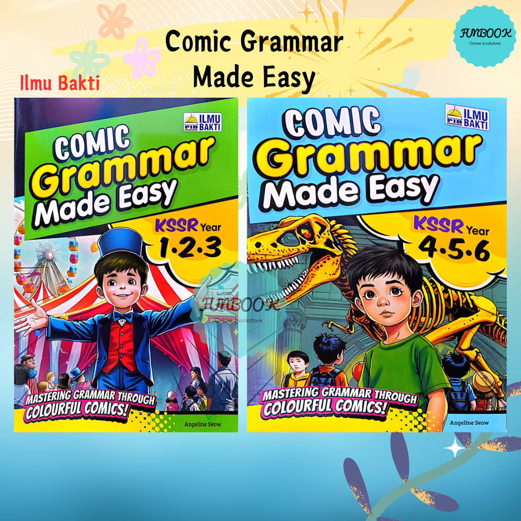 [FUNBOOK] ไวยากรณ์การ์ตูน Made Easy KSSR ปี 1.2.3 & YEAR 4.5.6 / 2025 ...