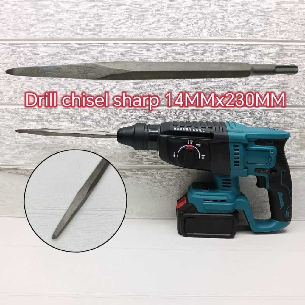 เจาะสิ่วคม 14MMx230MM ไฟฟ้าโรตารี่ค้อนคอนกรีต,หินและซีเมนต์ทําลายหมวก ...