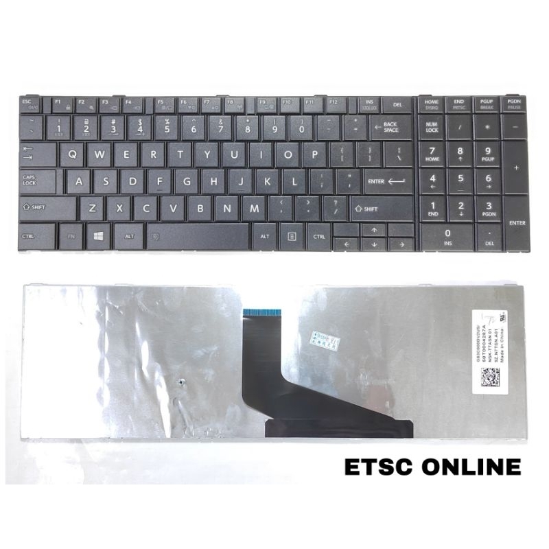แป้นพิมพ์ใหม่สําหรับโตชิบา Dynabook Satellite B533/J B554 B654 B454 /K ...