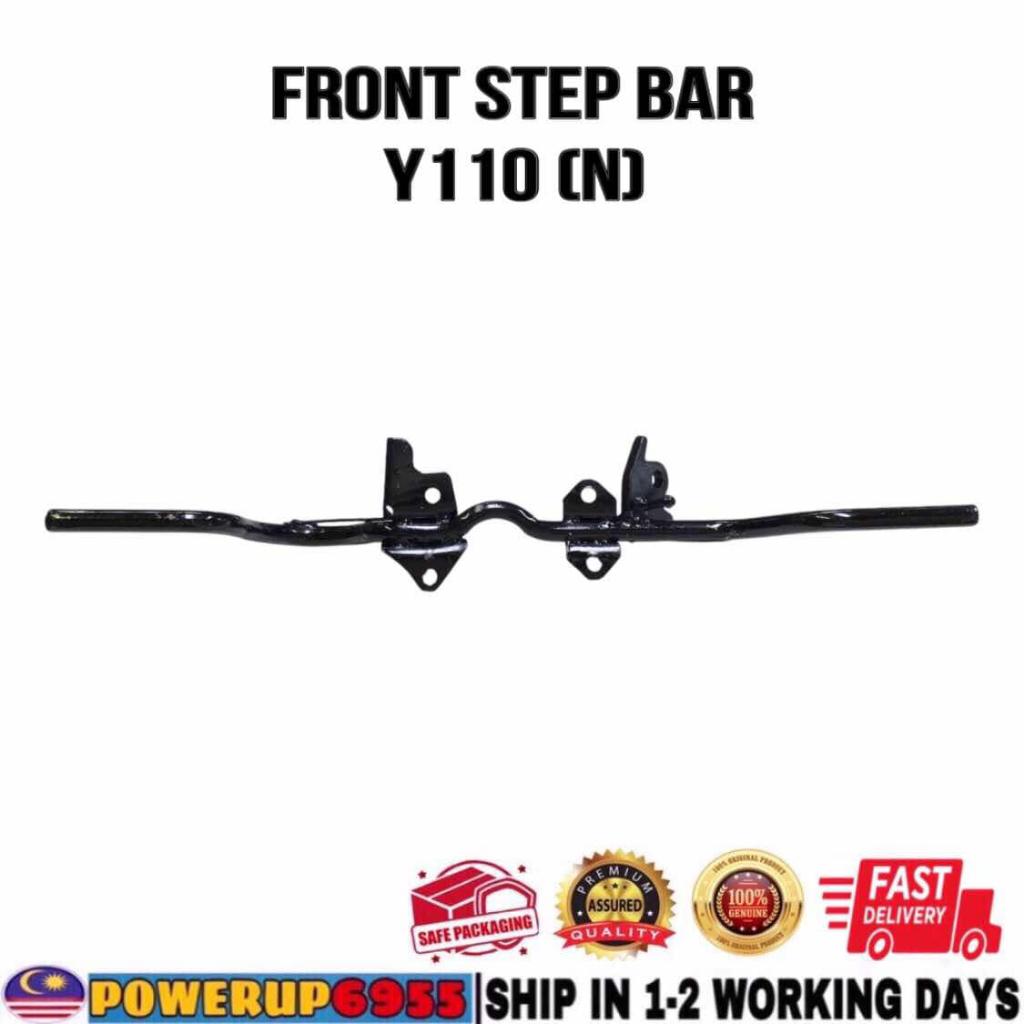 Y110 ใหม่ HEAVY DUTY FRONT FOOT STEP BAR FOOTREST PIJAK BESI YAMAHA ...