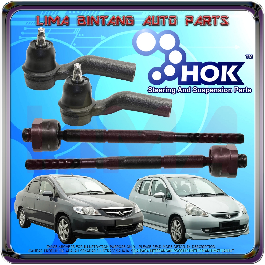 Honda City SEL GD8 , Jazz GD SAA Tie Rod End , Rack End ชุดหัวบอลพวง ...