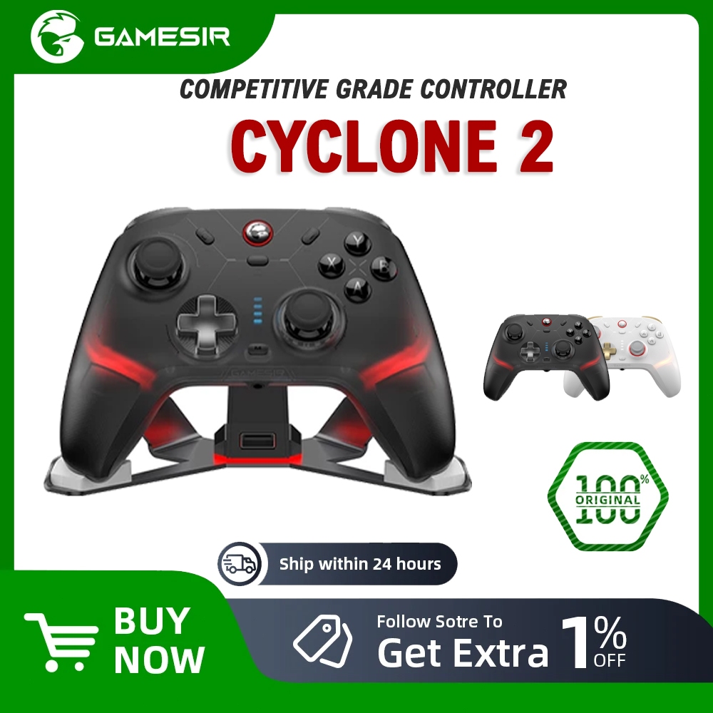 GAMESIR LocalGameSir Cyclone 2 Gamepad Tri Mode Bluetooth Wireless ...