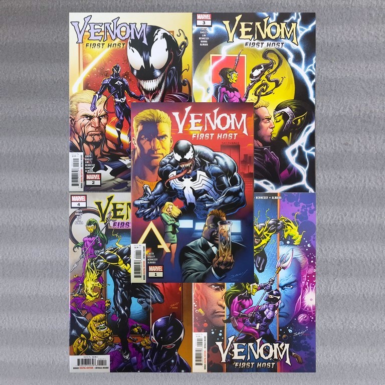 Venom: First Host 5/5 Complete Set (Marvel Comics) Mike Costa, Mark ...
