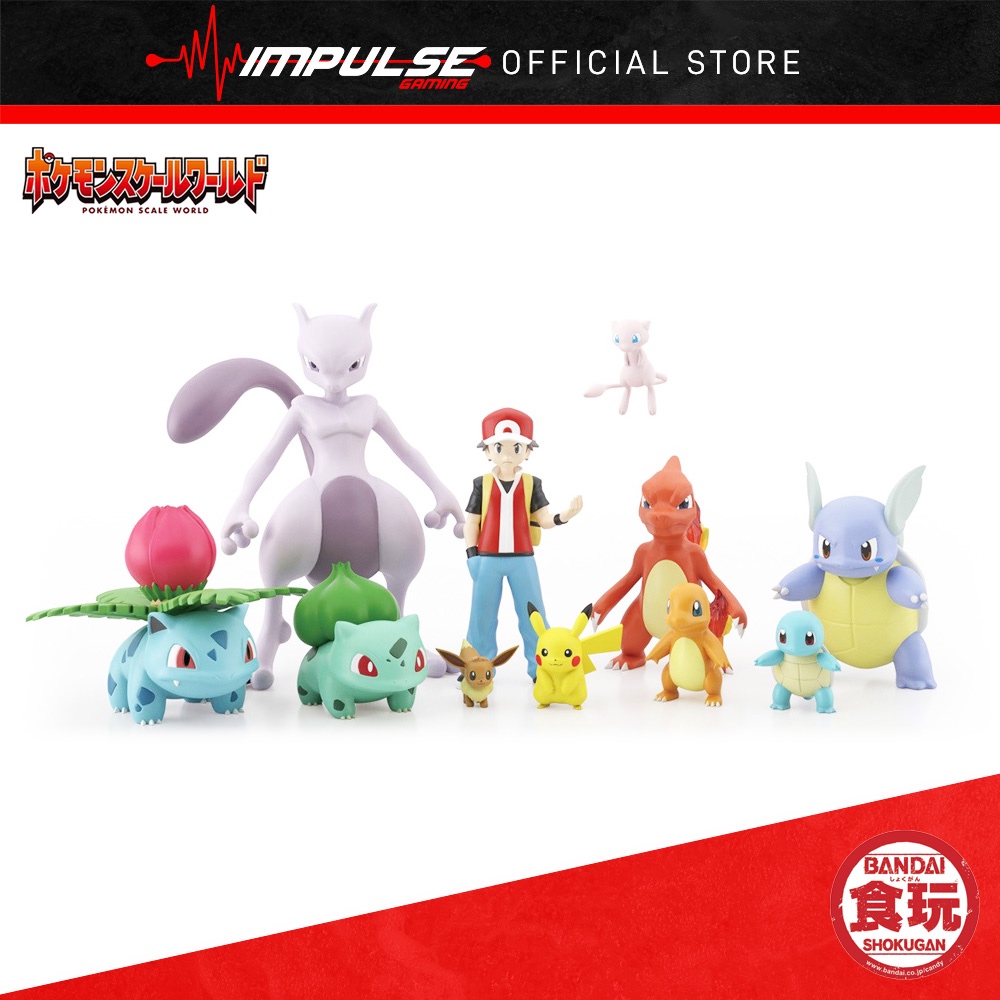 Bandai Namco Pokemon Scale World Kanto ตอนภาค (Pikachu, Charmander ...