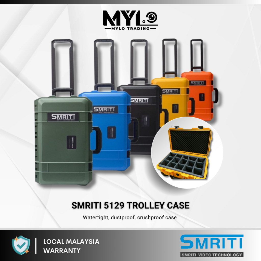 SMRITI 5129 & 5236 Trolley Case Boarding Safety Box Camera Moisture ...