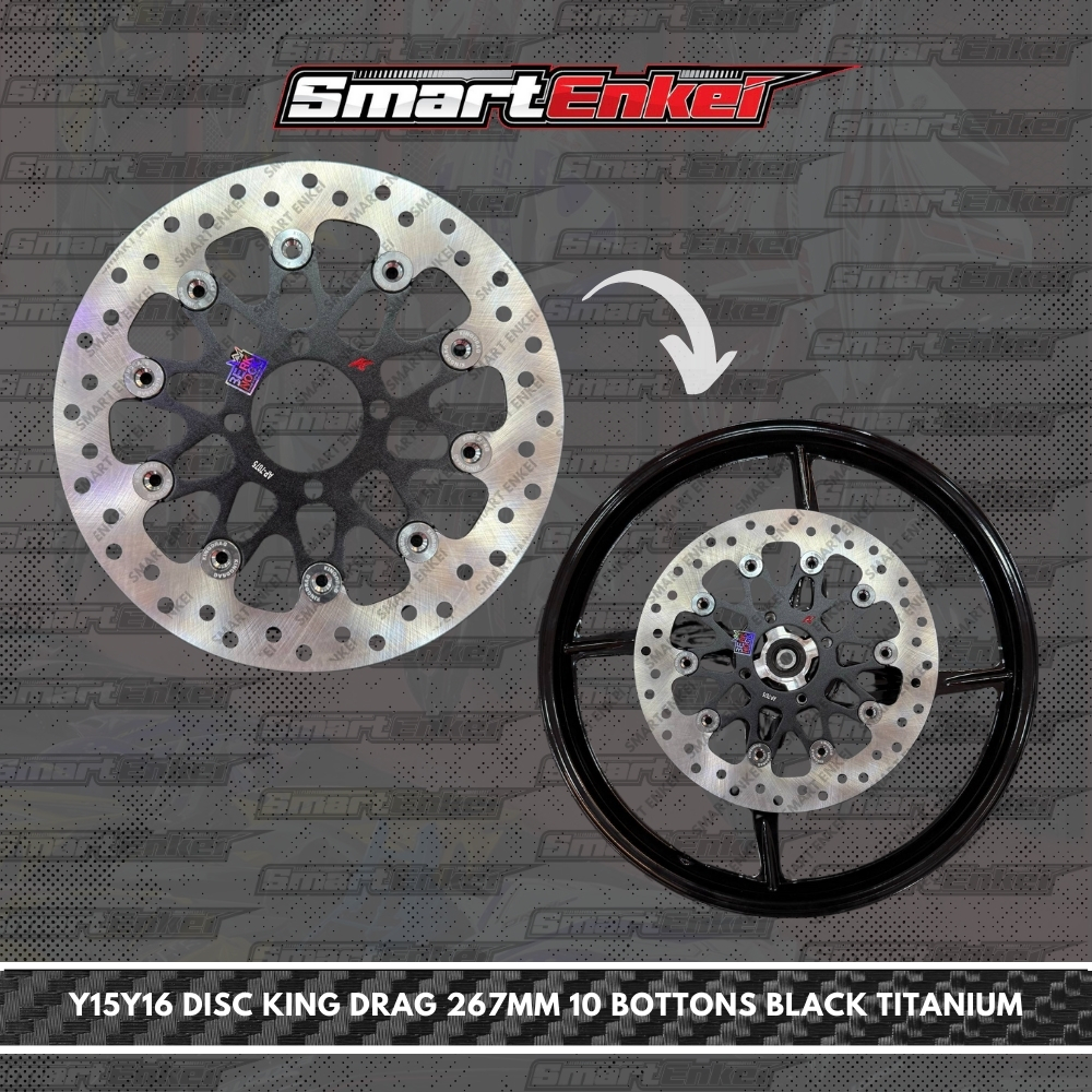 Y15/Y16 DISC KING DRAG 267MM 10 BOTTONS | Shopee Thailand