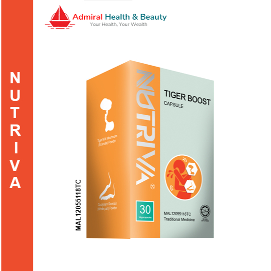 Nutriva Tiger Boost 500mg (30 แคปซูล) เห็ดนมเสือพร้อมถั่งเช่าเพื่อ ...