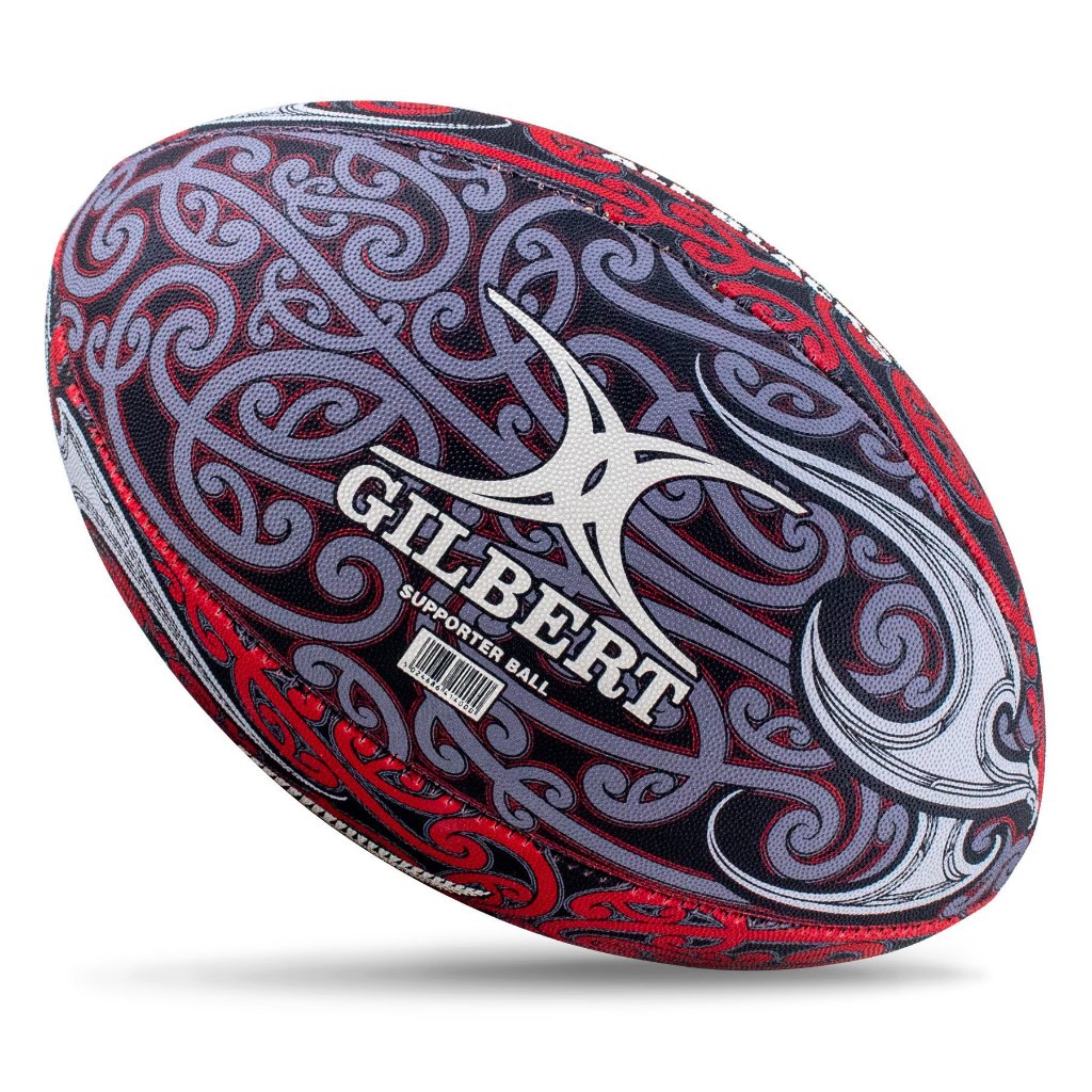 Gilbert All Blacks M Supporter Rugby Ball (ขนาด 5) | Shopee Thailand