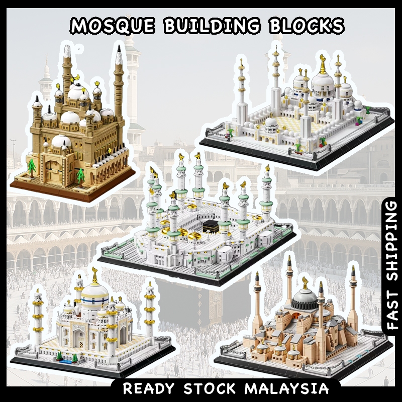 MINGER Great มัสยิดของ Mecca Muhammad Ali ทัชมาฮาล Sheikh Zayed Hagia ...