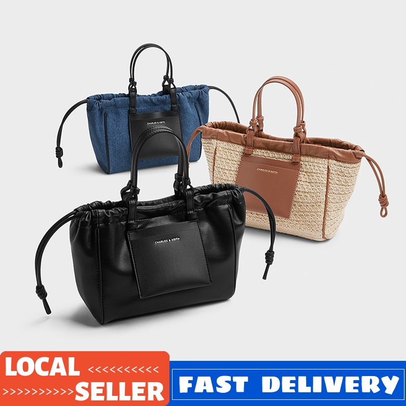 CC 25K Bow Bag 38cm Black Denim main image 1
