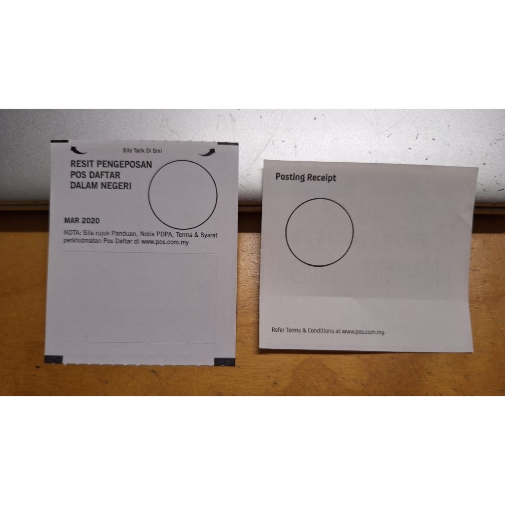 Pos Daftar Prabayar Prepaid Register Sticker - International Mail ...