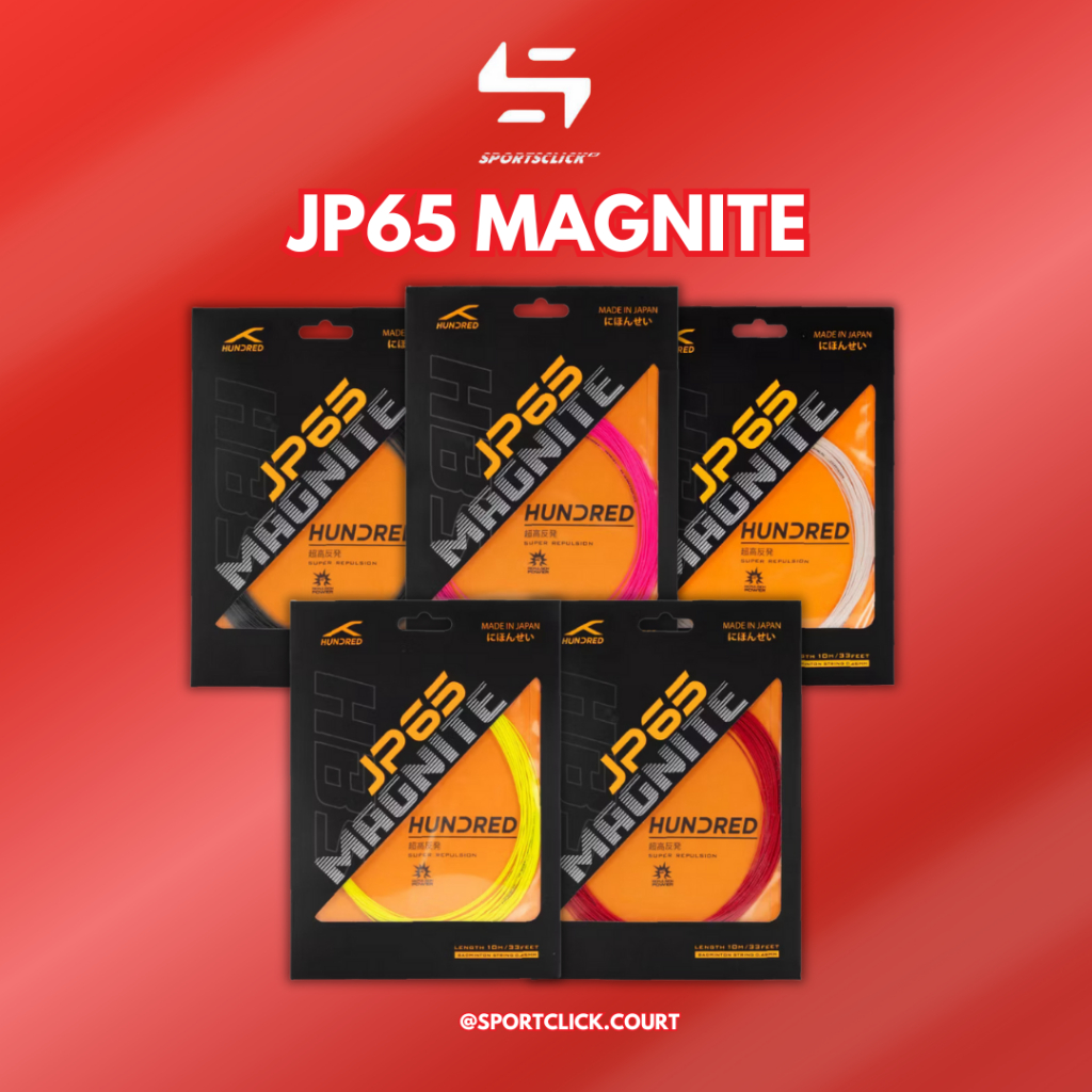 HUNDRED JP65 MAGNITE BADMINTON STRING (กีฬาคลิก) | Shopee Thailand