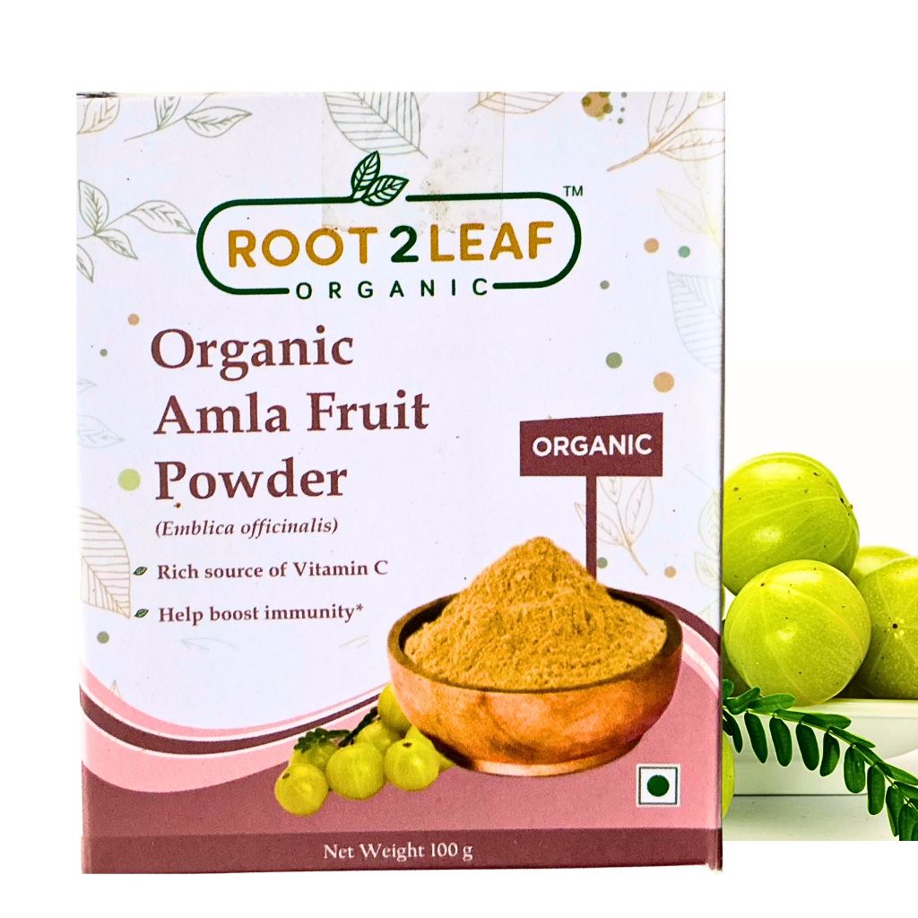 CERTIFIED ORGANIC AMLA (INDIAN GOOSEBERRY) FRUIT POWDER 100 GMS(ผงผลไม้ ...