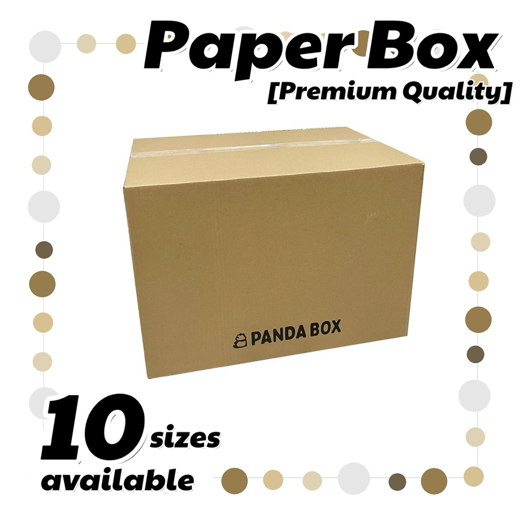 Panda Box Heavy-Duty Kraft Carton Box 3 ชั้น Moving, Shipping | Shopee ...