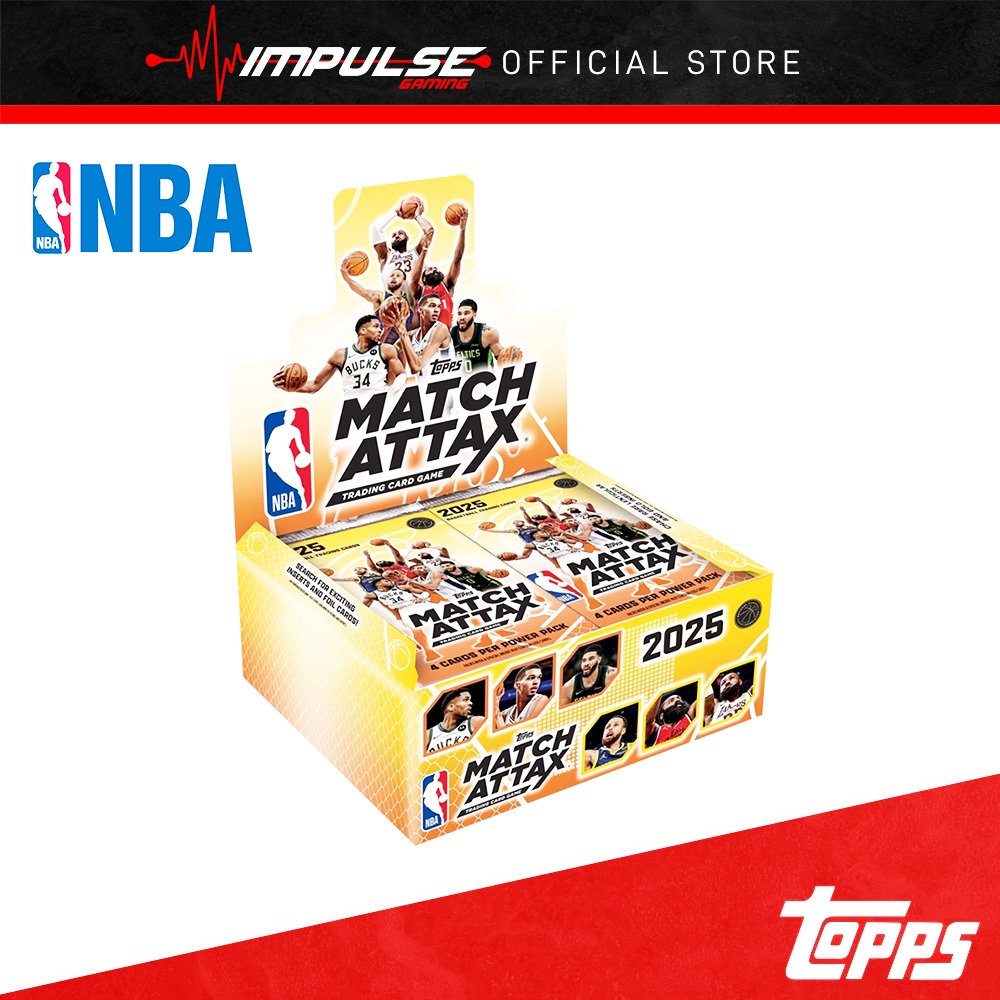Topps TCG NBA Match Attax 2025 การ์ดรบบาสเก็ตบอล Super Pack Booster Box ...