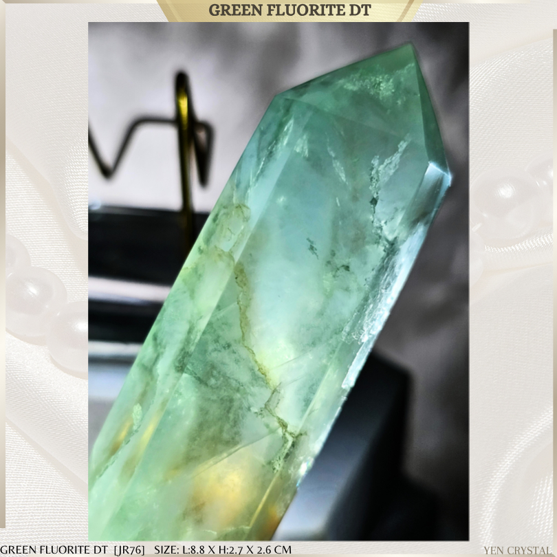 GREEN FLUOCRITE DT*เกรดสูง*[JR76] STONE OF GENIUS-POWERFUL HEALTING ...