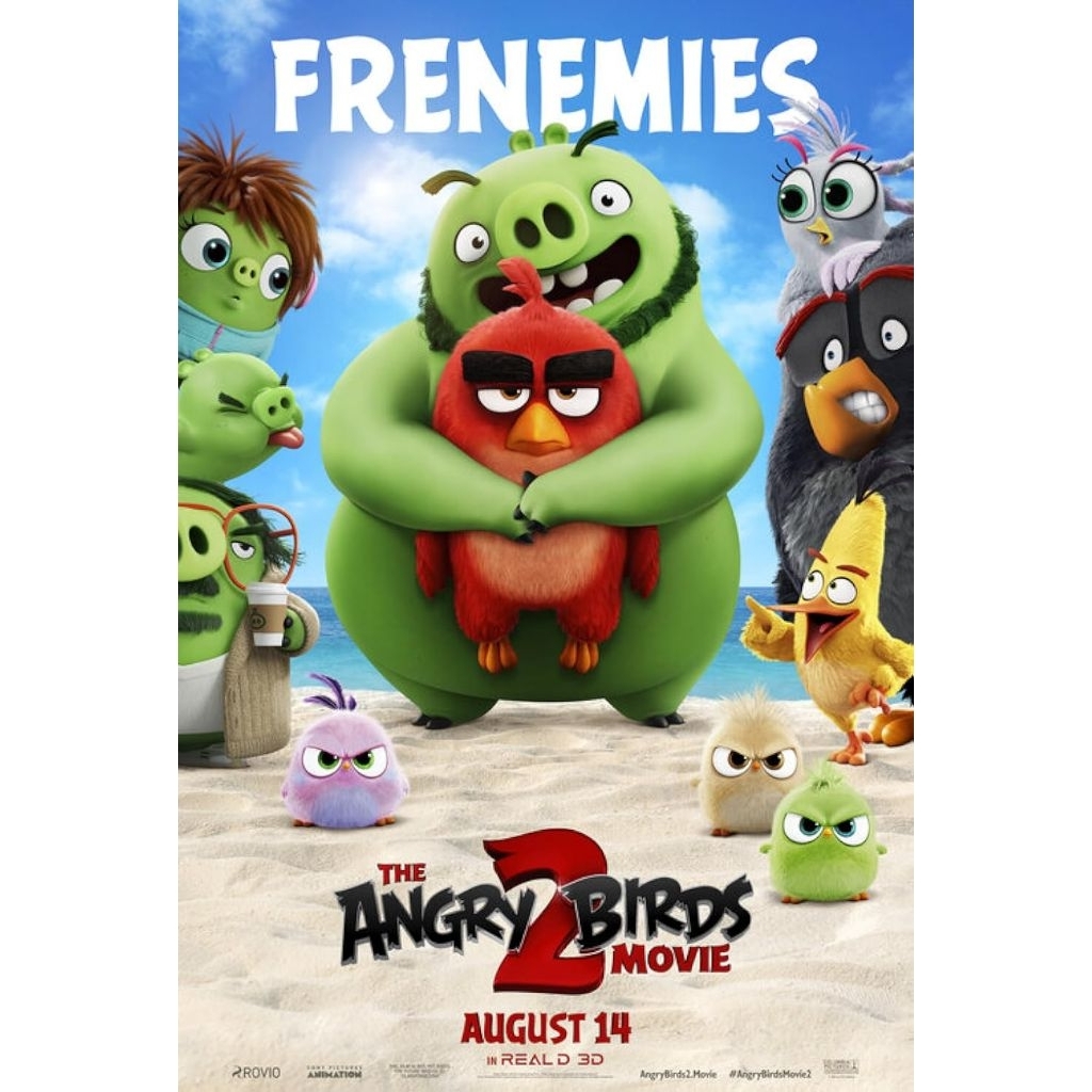 ภาพยนตร์ Angry Birds (2016) The Angry Birds Movie 2 (2019) | Shopee ...
