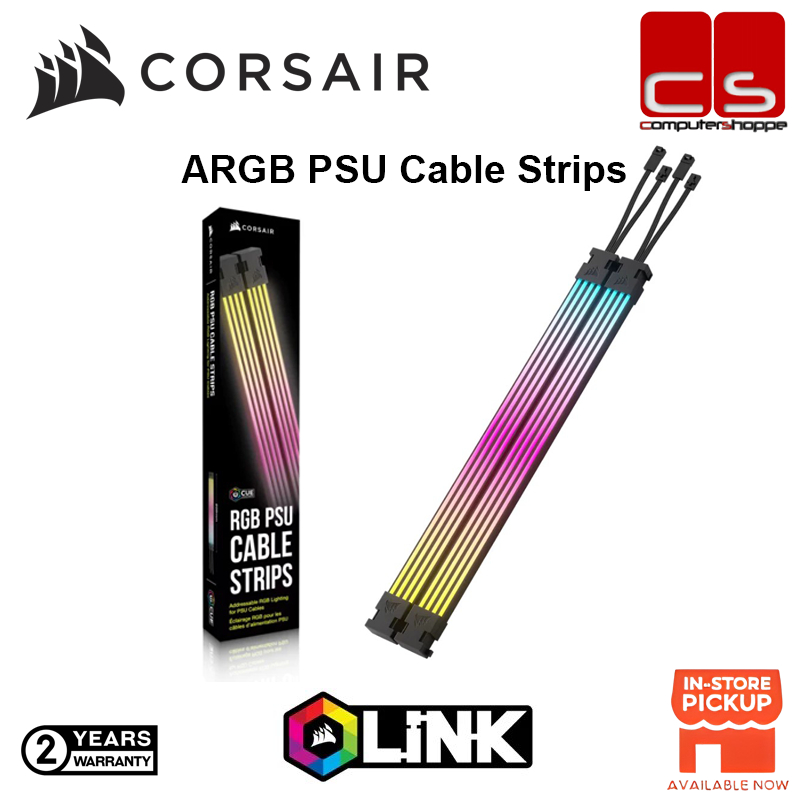 Corsair ARGB PSU Cable Strips (CP-8920282) สาย Strimer | Shopee Thailand