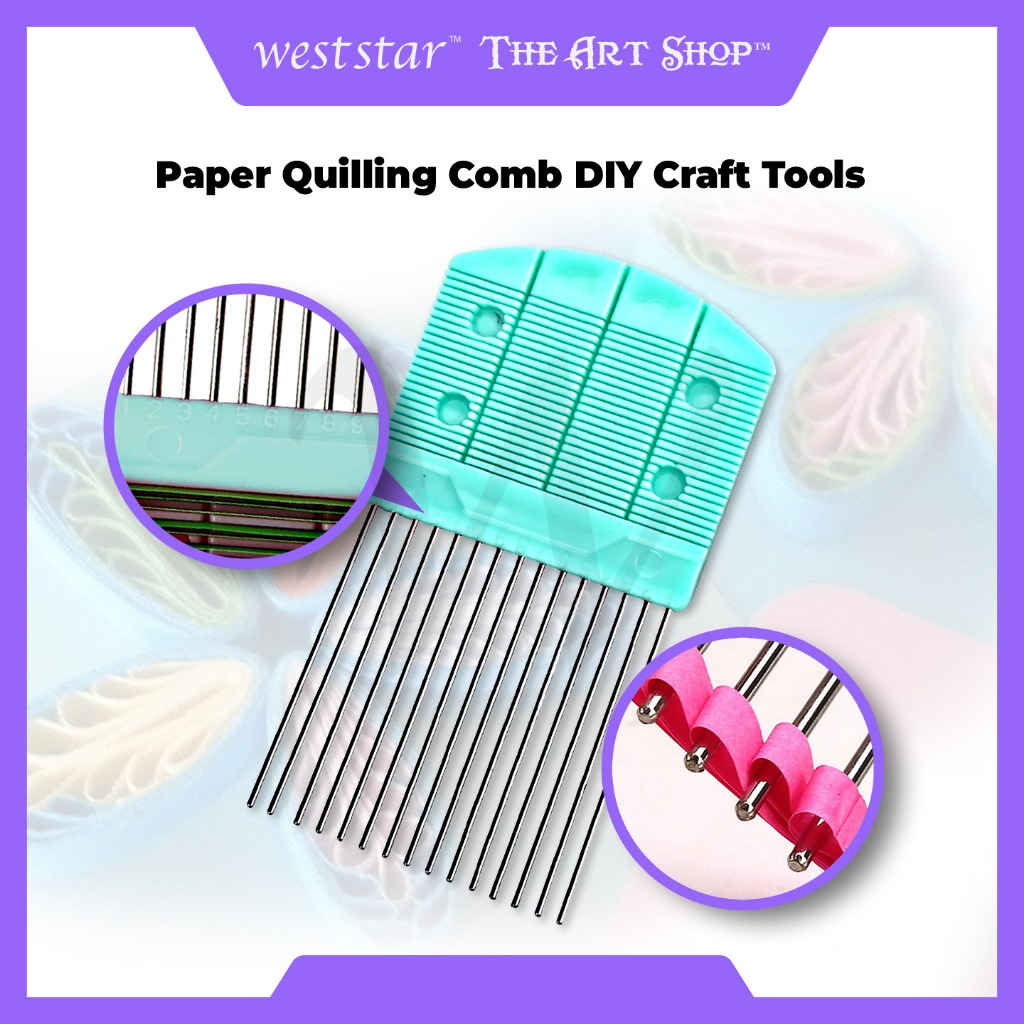 [WE-ARTS] หวีครางกระดาษ หวีครางกระดาษ เครื่องมือหัตถกรรม DIY | Shopee ...