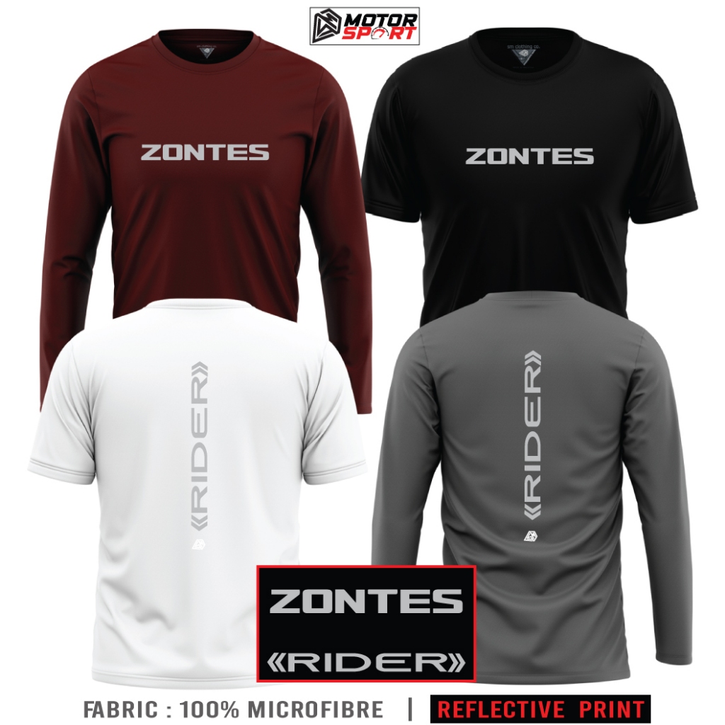 ZONTES Logo TShirt / jersey TShirt ZONTES motocycles Rider | Shopee ...