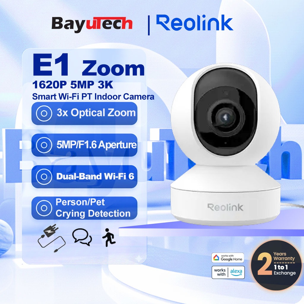 Reolink E1 E1 Pro 5MP V3 E1 ZOOM E1 กลางแจ้ง (V2) Dual Band WI-FI - Main Image